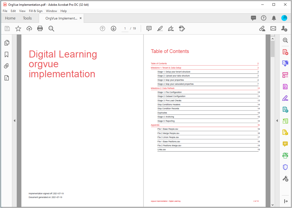 Documentation | Orgvue Implementation Hub User Guide