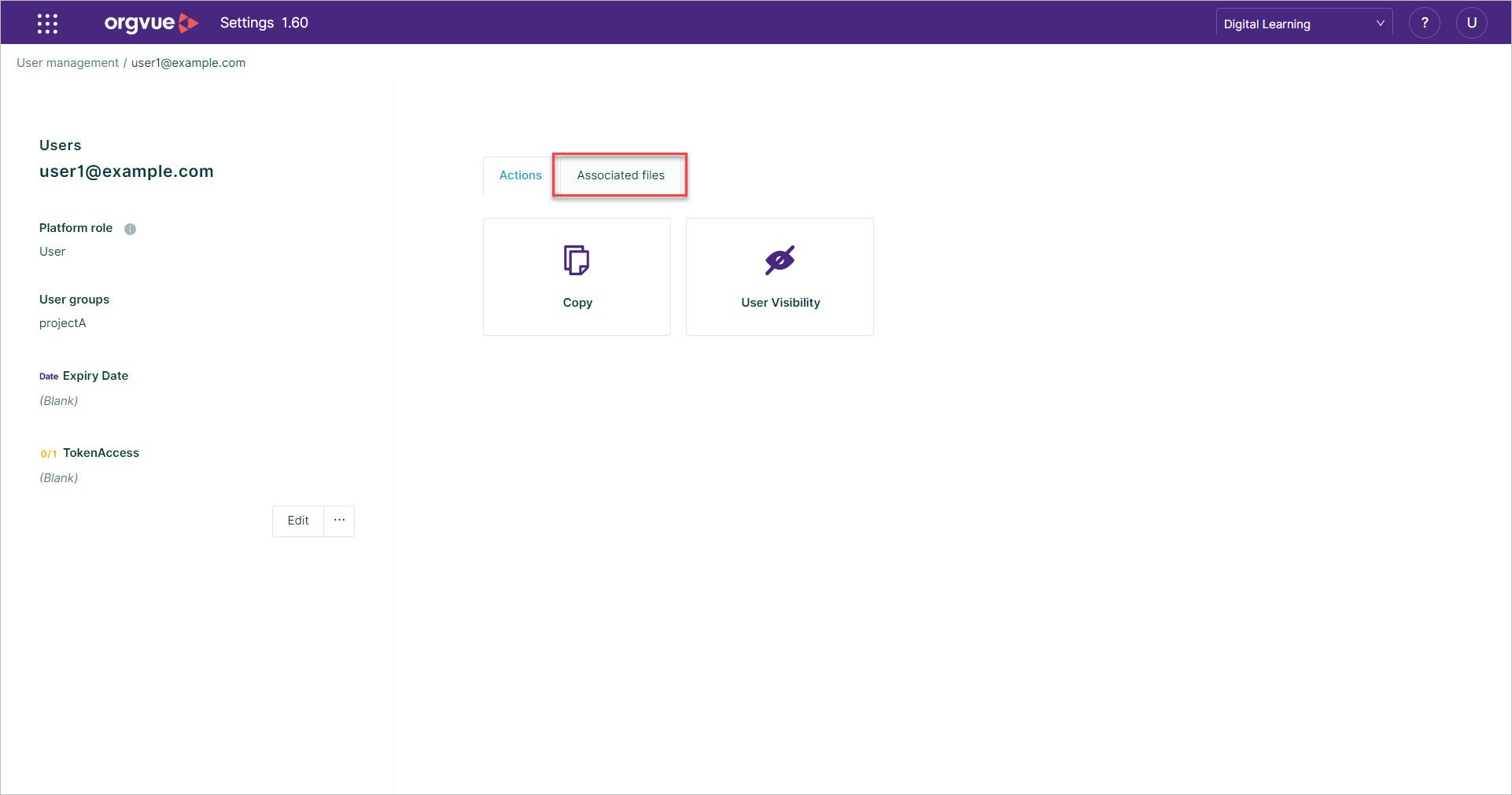 User Management | Orgvue Settings User Guide