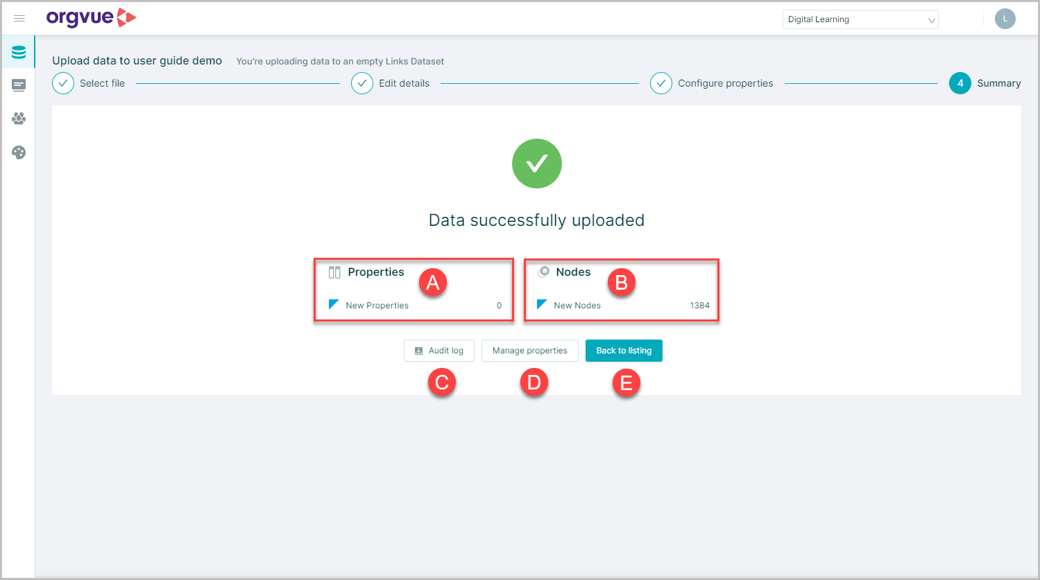 Links | Orgvue Settings User Guide