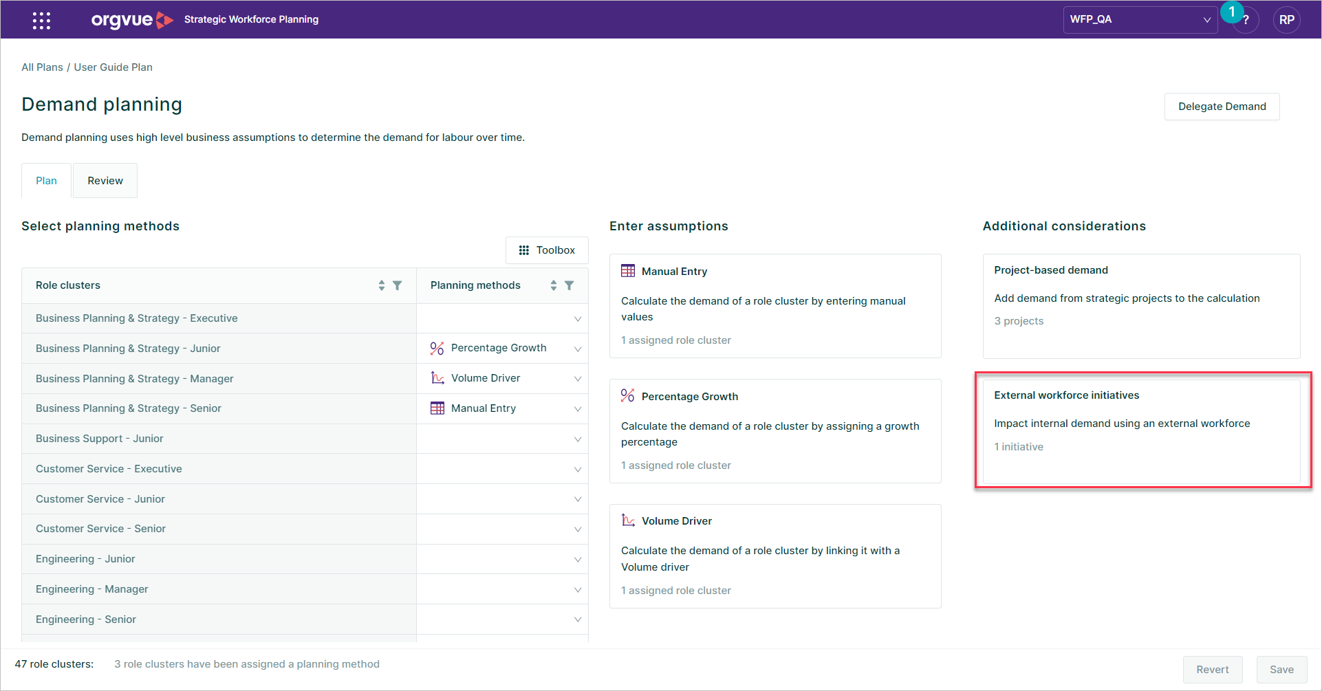Gap Management | Strategic Workforce Planning User Guide