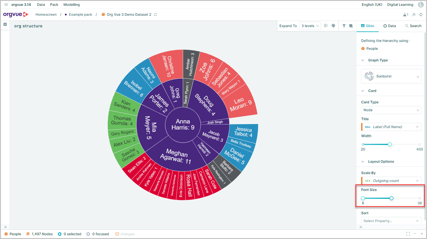 Tree Slide | Workspace User Guide