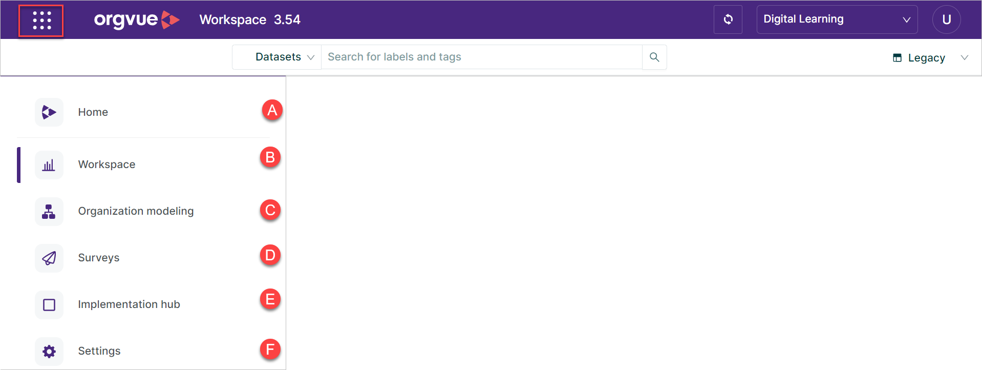 Landing Page | Workspace User Guide