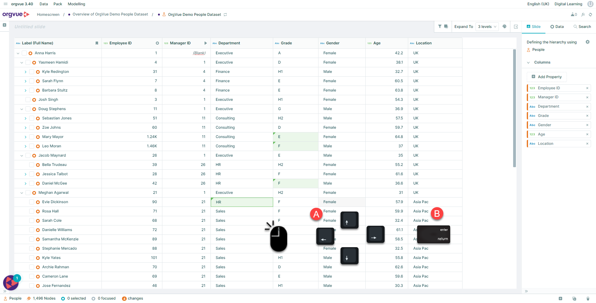 Worksheet Slide | Workspace User Guide