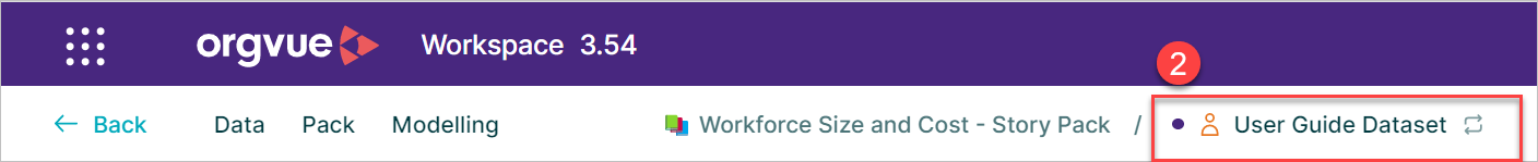 Header Bar | Workspace User Guide