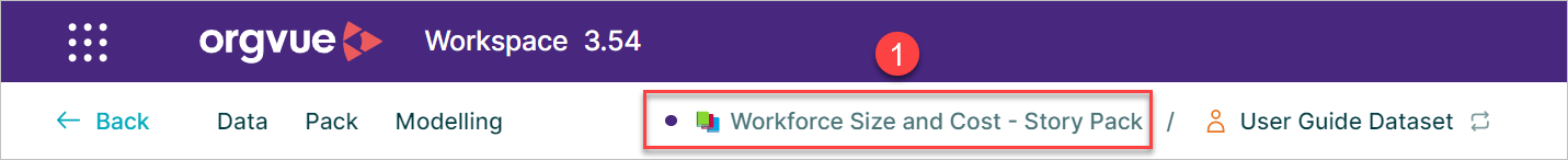 Header Bar | Workspace User Guide